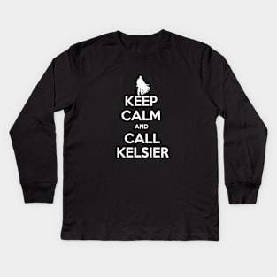 keep calm and call kelsier Kids Long Sleeve T-Shirt